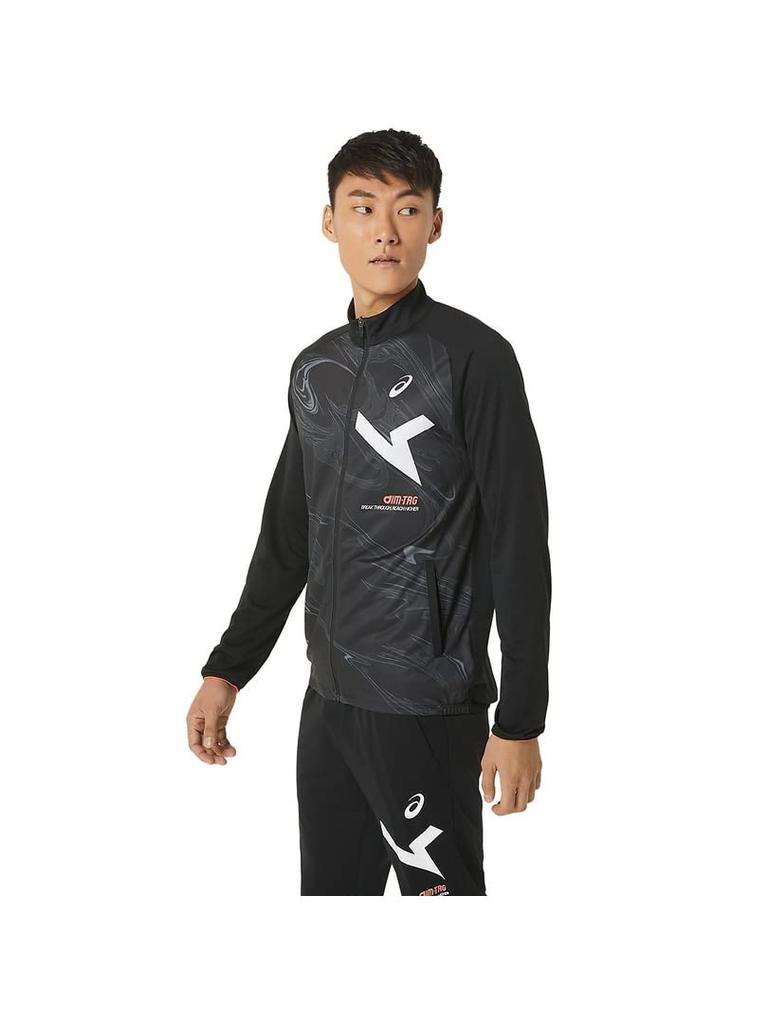 ASICS DRY STRETCH KNIT GRAPHIC JACKET 2031D995 Training Wear A-I-M Men's