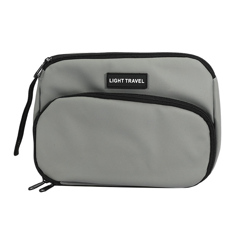 

Fashion Small Sizes High-end Makeup Bags for Travel Men and Women Hanging Toiletry Bag Small Storage Bag for Business Trips серый