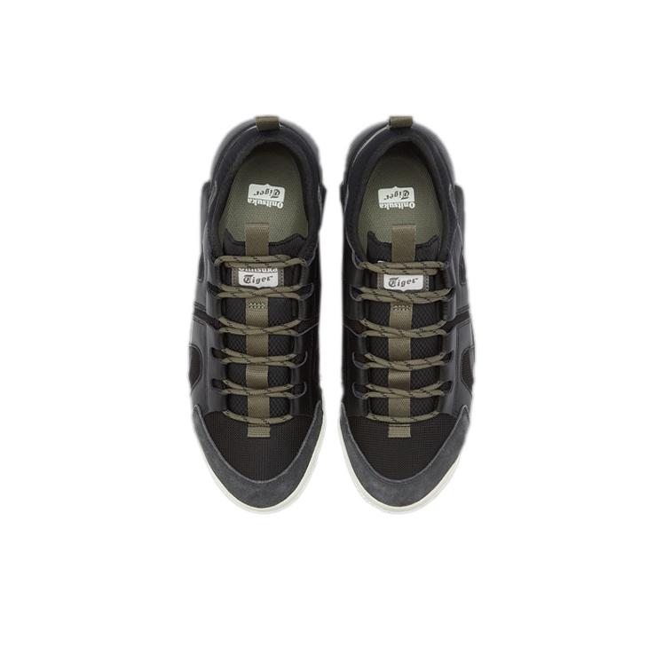 ONITSUKA TIGER Performove Fabric Synthetic Leather Comfortable Sports Casual Wear Durable Low-Top Lifestyle Shoes Unisex Sneaker Black 1183B897-002