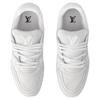 Louis Vuitton Trainer 2025 Spring Men's Collection Cow Leather Low Top Skateboard Shoes Unisex White 1ADER9
