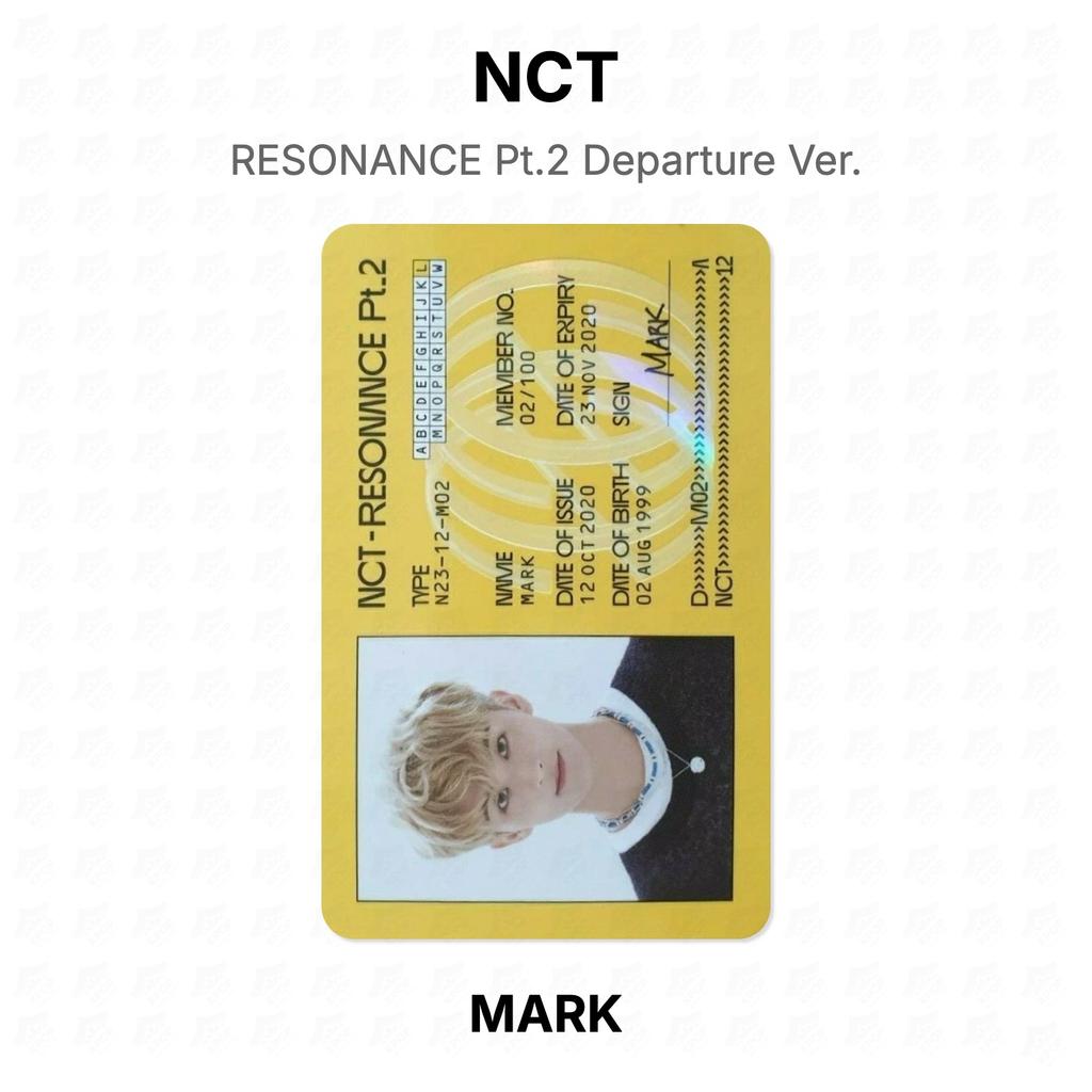 NCT RESONANCE Pt.2 Departure Ver. Official Photocard