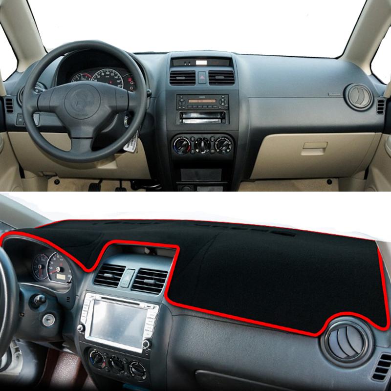 Car Styling For Suzuki SX4 2006-2011 2012 2013 Dashboard Cover Dash Mat Anti-UV Dashmat Sunshield Carpet Cushion Car Accessories