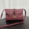 Borsa busta transfrontaliera in nuova pelle di mucca, borsa in vera pelle, pochette testurizzata Liberta borsa a tracolla messenger tessuta per pendolari