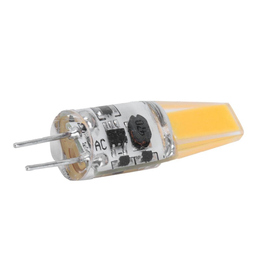 2PCS Warm White 3000K G4 LED Bulb AC/DC12V COB Chip Bulb Dimmable Light Bulb Under Cabinet Lighting