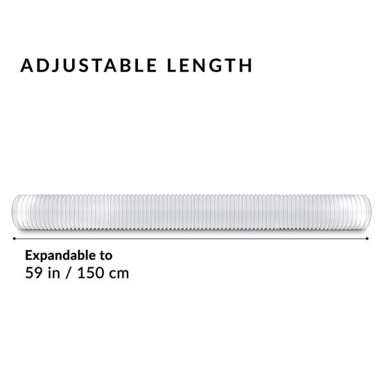 Universal Portable Air Conditioner Exhaust Hose 5.11inch Diameter Duct Dryer