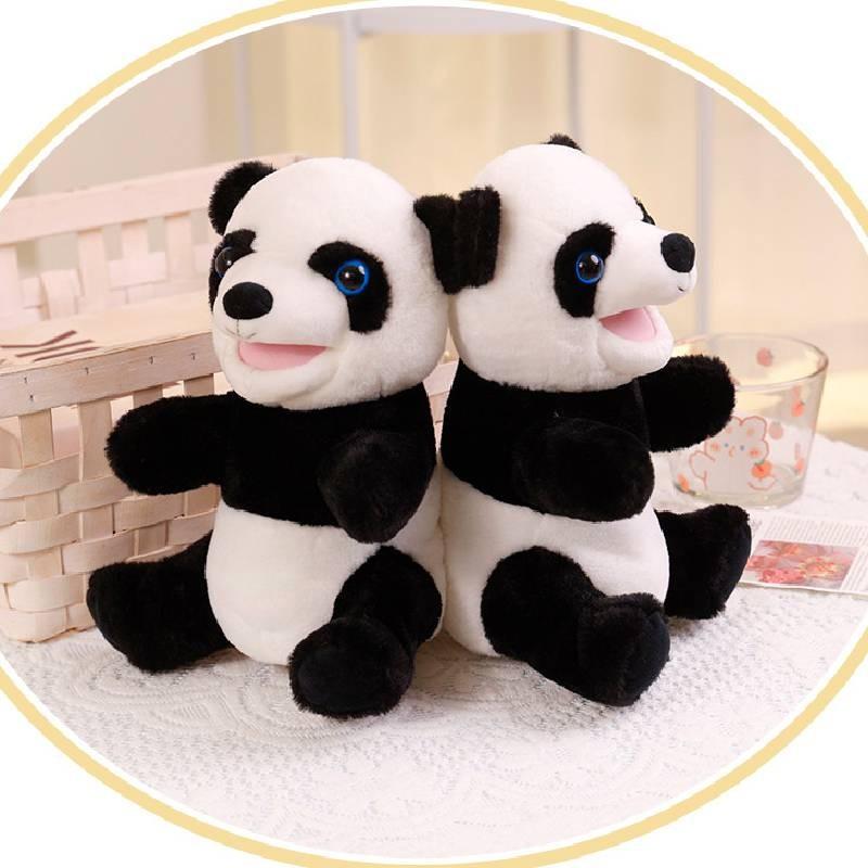 Treasure National Panda Plush Toy Animal Stuffed Doll Cartoon 25cm Decoration