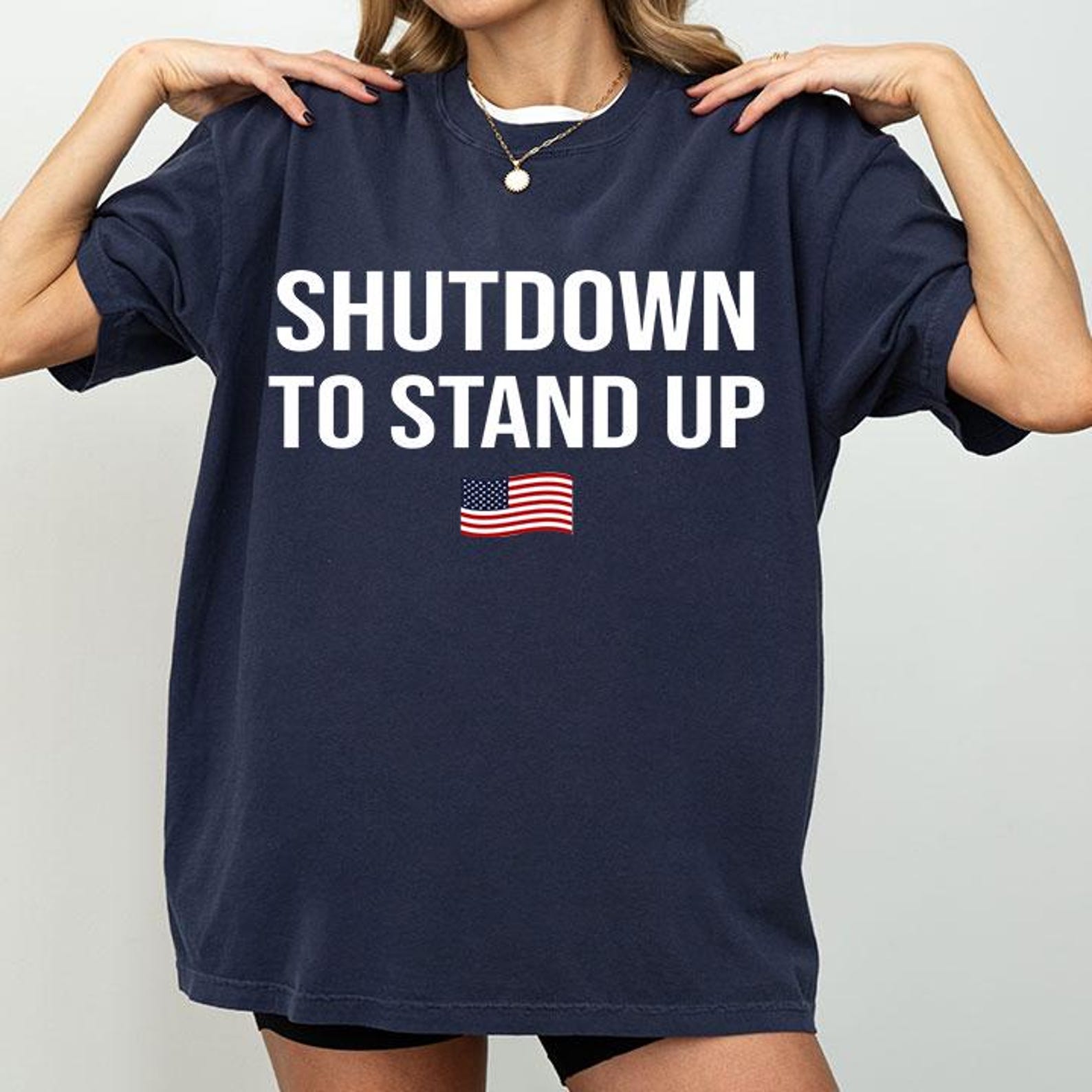 Government Shutdown To Stand Up T-Shirt M
