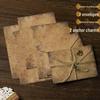 Retro Rindsleder Umschlag & Briefpapier Set - A5 Exquisiter Liebesbrief für Paare