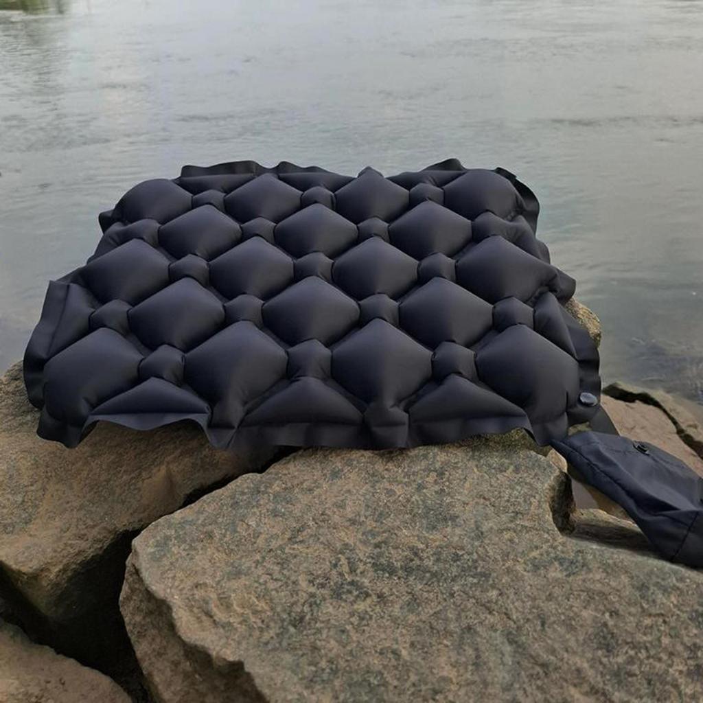 Inflatable Seat Cushion Air Sitting Pad for Stadium Backpacking Plane