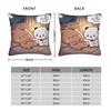 Panda Bubu Dudu Pattern Pillow Case  Comfy Pillow Cover Funny Cushion Cover For Wedding Party Home Decor