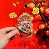 2Pcs God of Wealth Refrigerator Magnet Home Office Kitchen Fridge Magnet Chinese Immortal New Year Spring Festival Decoration