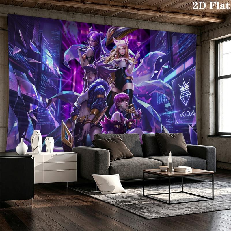 KDA Wall Tapestry Aesthetic Wall Hanging Printed Fabric Blanket Decorative Tapestries for Bedroom Living Room Home Decor