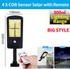 ZK30 Outdoor Spotlights LED Street Floodlight Solar Panel Lighting Lamp Road Lamp Wireless Outdoor Waterproof Road Light 20 Hour