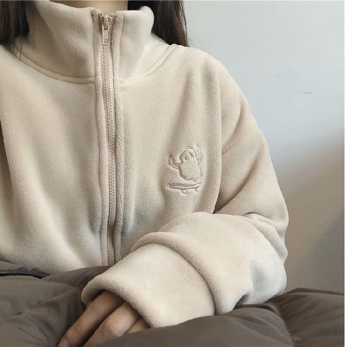 Women's Fleece Lamb Wool Windbreaker Jacket, Autumn/Winter 2025