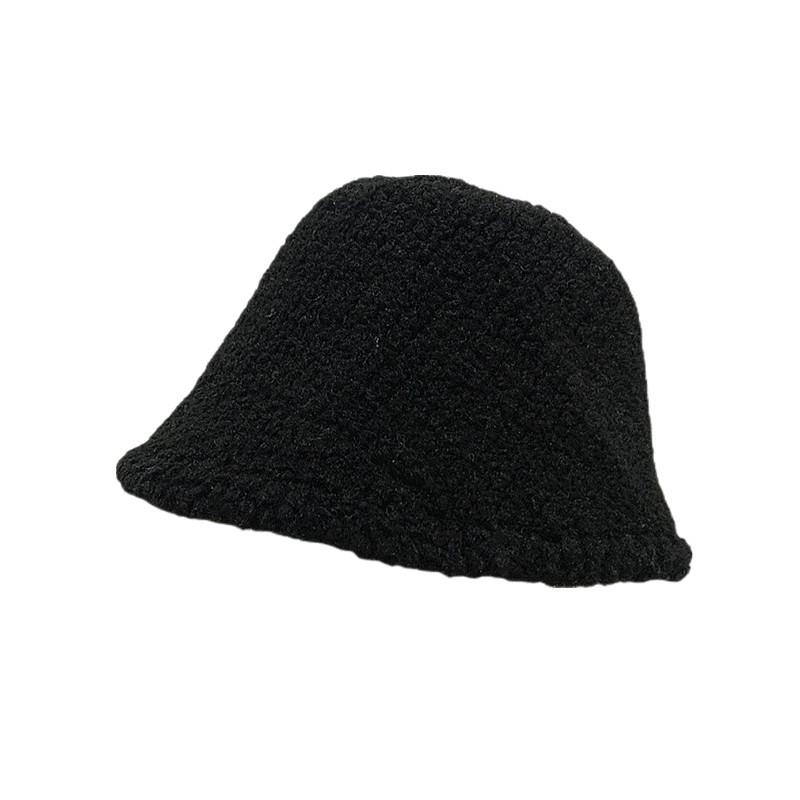 Fisherman's Hat Korean Versatile Face-showing Little Hat for Women In Autumn and Winter Thermal Bucket Basin Hat