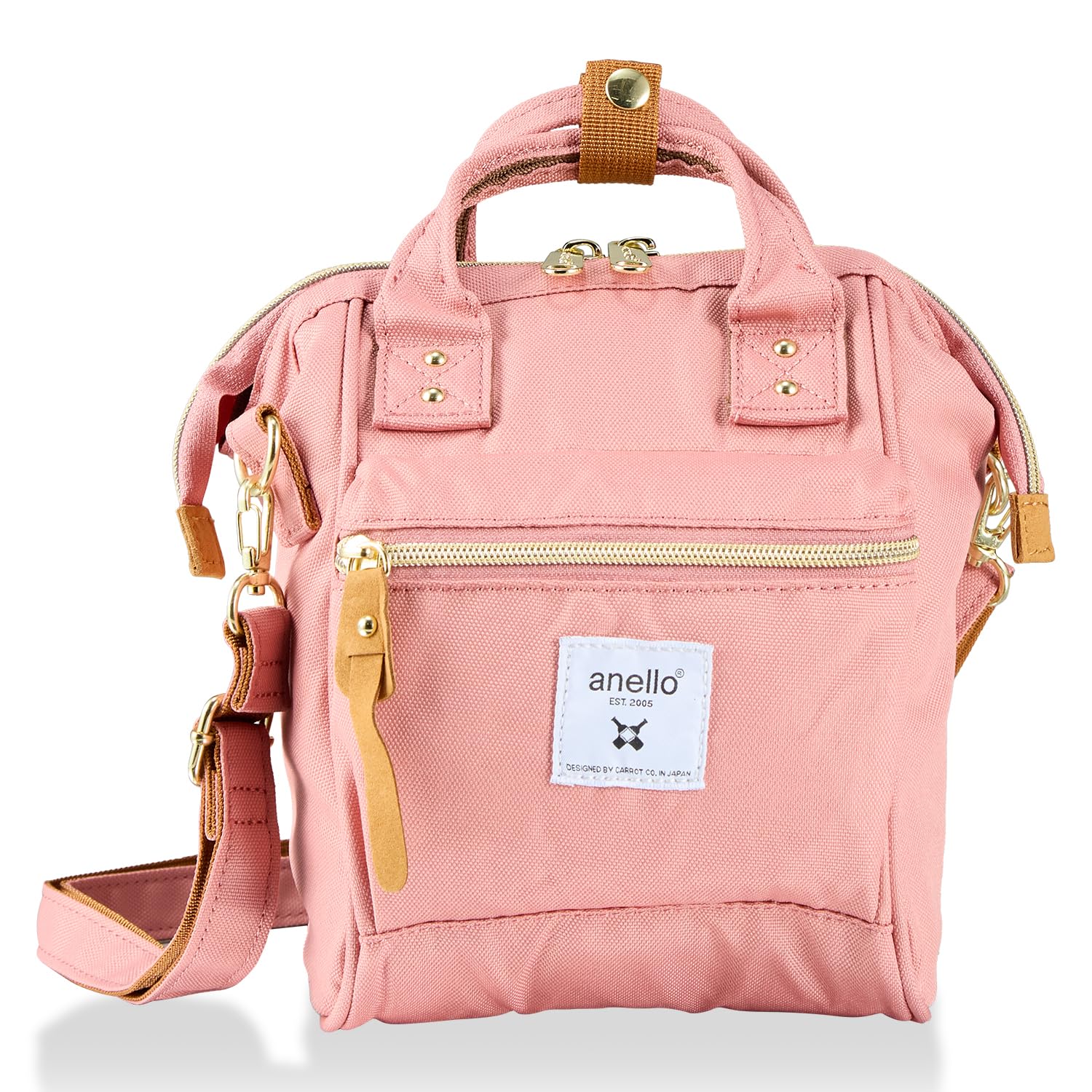 

Anello 2-Way Micro Shoulder Bag with Water-Repellent Clasp/2-Way Cross Bottle ATB3225Z, Pink