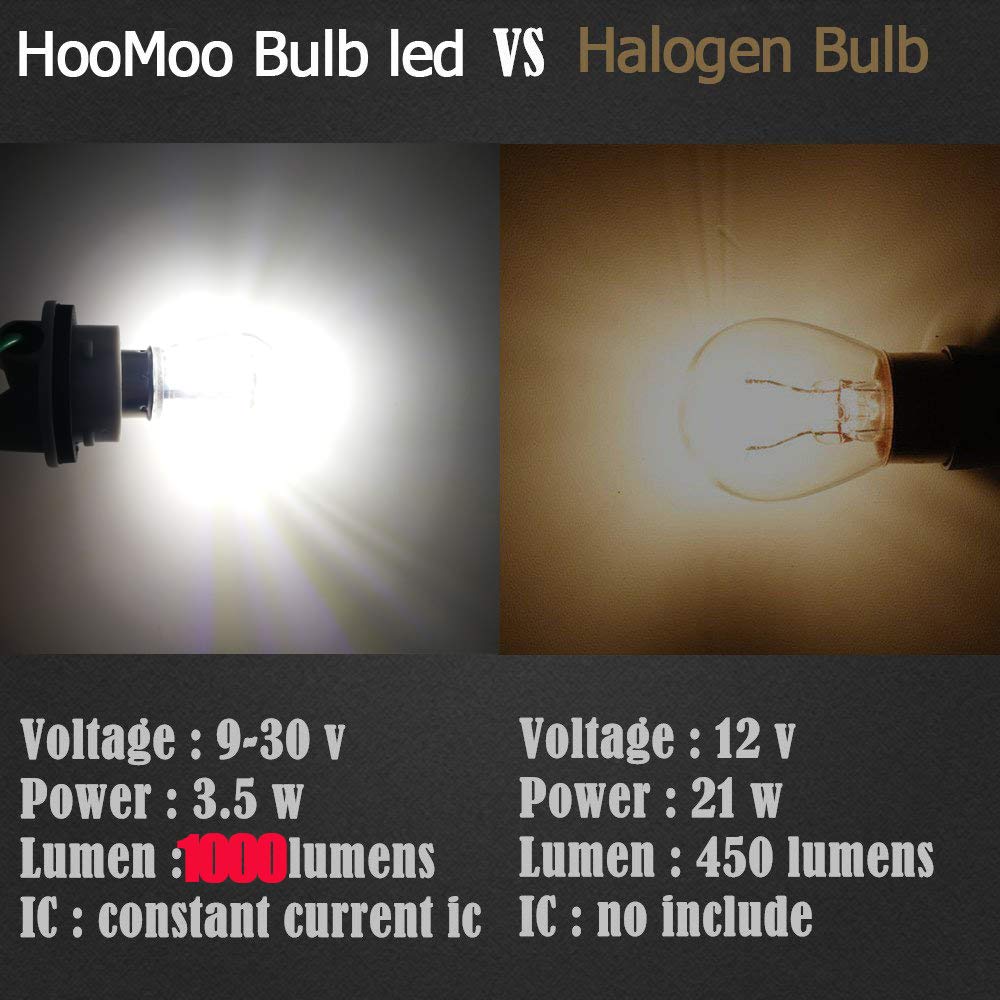HooMoo S25 LED Single Reverse Lamp Genuine Bulb Size White