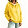 Women's Long Sleeve Hooded Sweatshirt with Pockets for Casual Everyday Wear