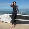 Women's Plus Size Long Sleeve Boyleg Diving & Surfing Sun Protection Suit
