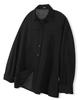 Mubeun Vintage Grunge Check Shirt Black