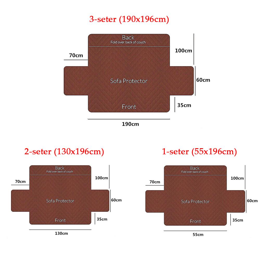 Plain Color Sofa Cover Gentle Removable Sofa Cushion Cover Protector Living Sofa Pet Mat Washable Couch Covers Slipcovers 1 /2 /3 Seat