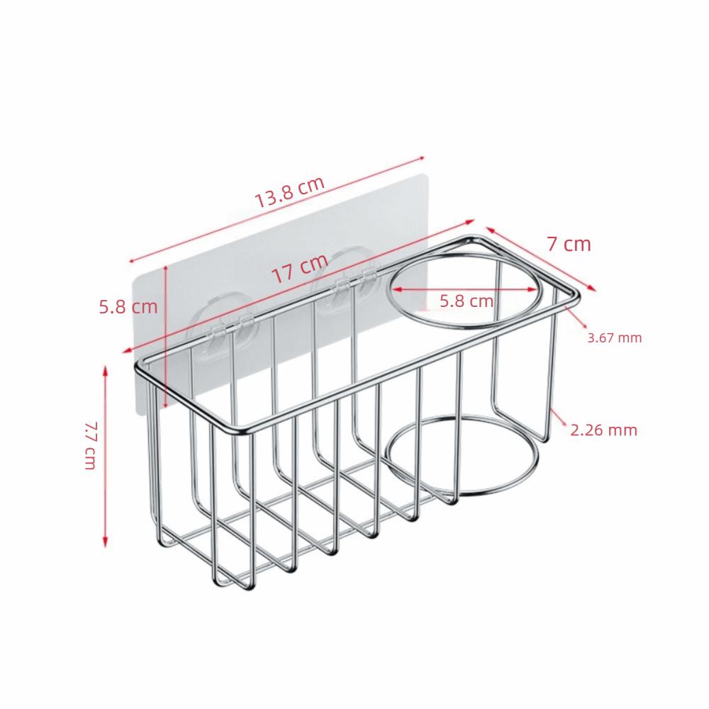 Double Layer Kitchen Sink Hanging Basket Rust Resistant Sink Organizer Sponge Holder Kitchen Sink Ruled sink
