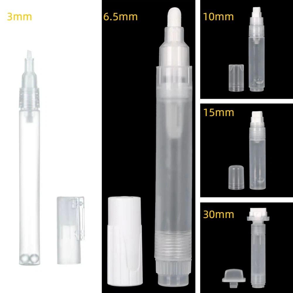 7Pcs Round Tilted Flat Head Liquid Graffiti Pen Liquid Paint Marker Pens Stationery Use