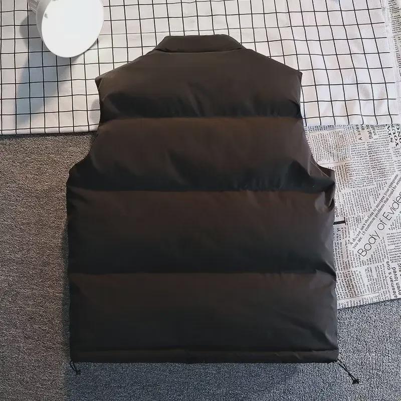 Men's 2023 Autumn/Winter Loose Stand-Up Collar Fashion Cotton Waistcoat