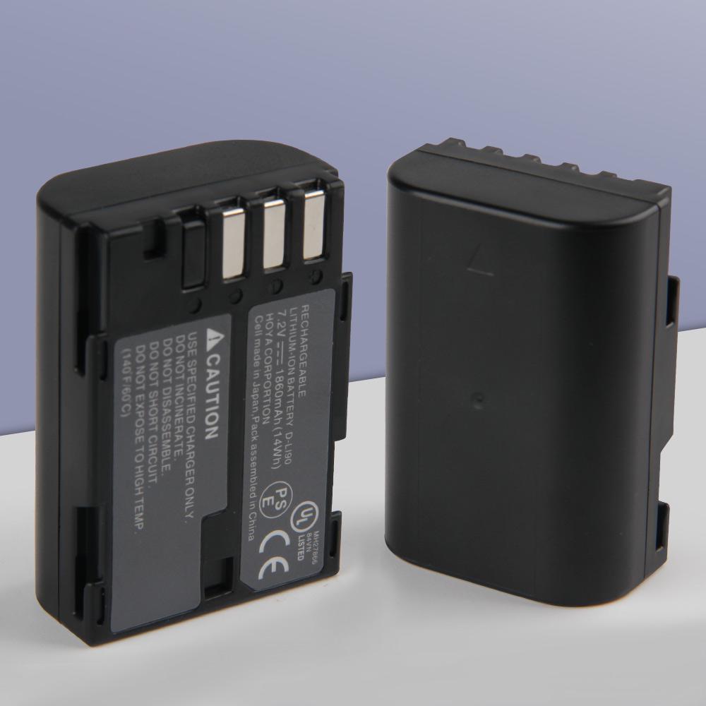 Replacement Battery D-Li90 For Pentax 645D K7 K7D K3 K5 K52S K01 1860mAh