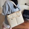 Large Capacity Space Cotton Crossbody Bag Tote Bag Laptop Bag Korean Shoulder Bag  Girls