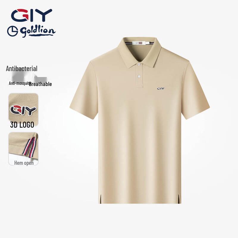 

Goldlion Men s Summer Short Sleeve Polo Shirt 2XL