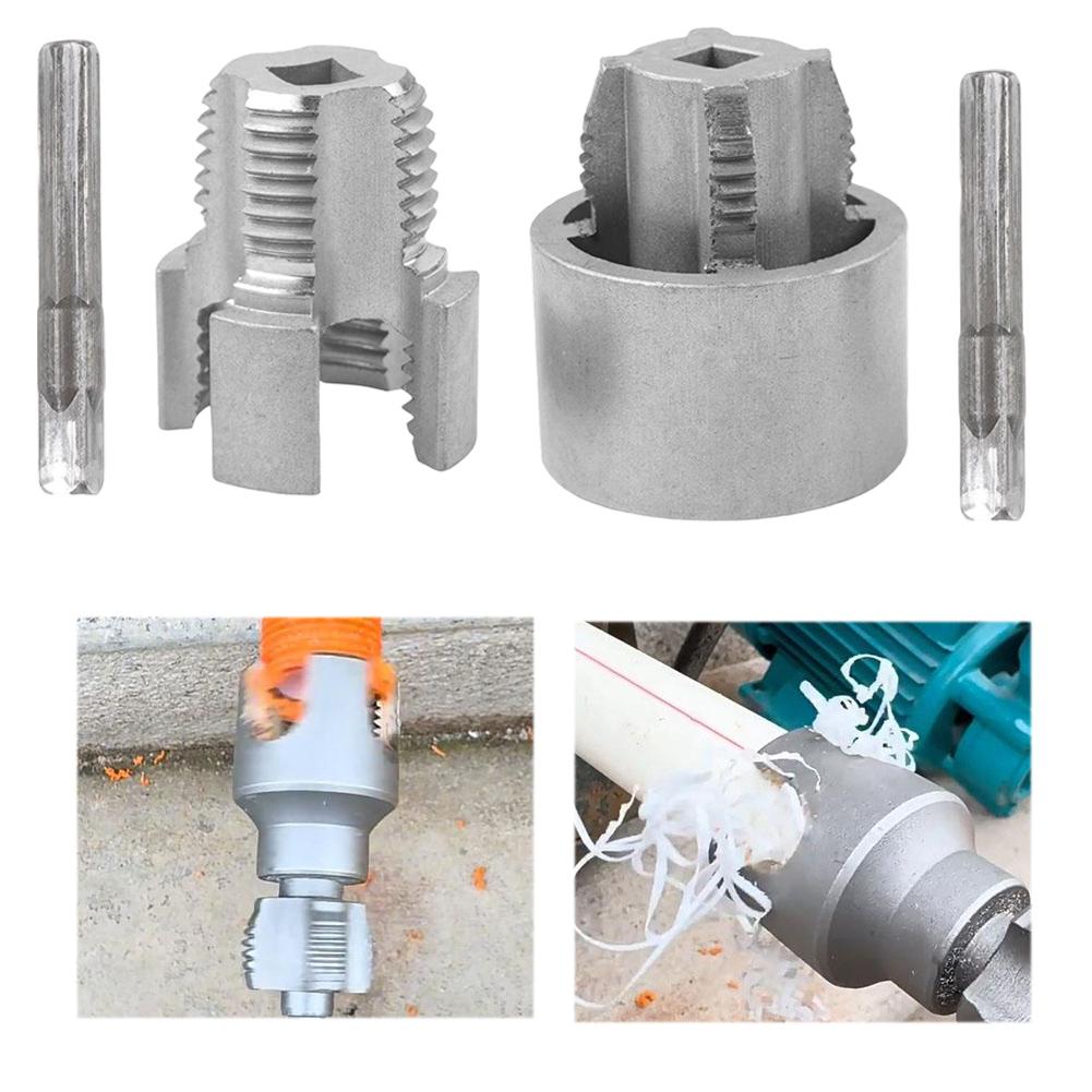 2PCS 20mm 25mm PPR Water Pipe Internal Thread Opener For PVC Plastic Pipe Thread Tap Hand Electric Drills Hand Tools