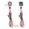Motorcycle LED Turn Signal 8mm Mini Indicators Rear Front Blinker Lights Amber Flasher Lamp Universal For Cafe Racer For Harley
