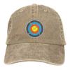 2026 Tiro con l'Arco Arco Freccia Sport Cappellini da Baseball Accessori Cappellino Casual in Denim Usurato Uomo Donna Outdoor Tutte le Stagioni