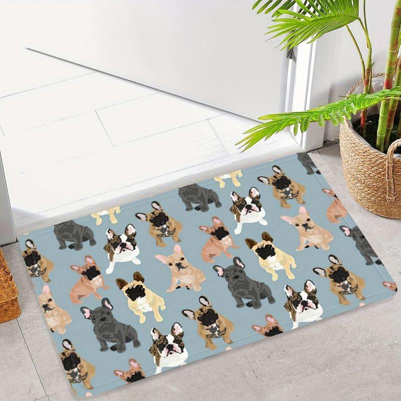 Cartoon Cat Print Bath Mat Super Absorbent Waterproof Kitchen Rug Hallway Non-Slip Bathroom Carpet Corridor Doormat Home Decor