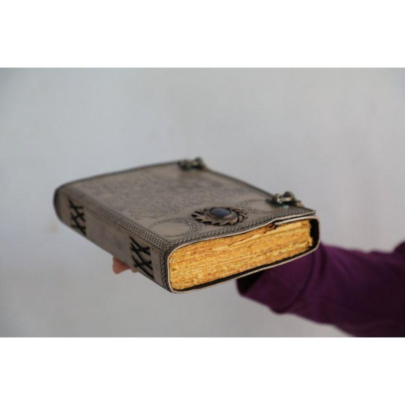 Book Of Shadows Leather Journal, Magic Book, Celtic Journal The Morrigan Leather Book, Travel Notebook, Christmas Gift, Journaling Gift