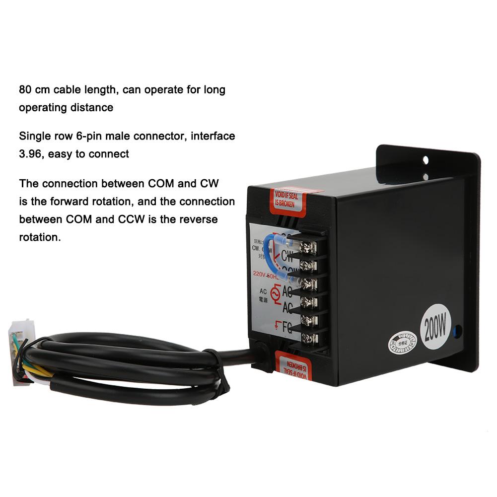 BERM Regulator de viteză motor CWCCW Interfață 3.96 AC220V 5060Hz 180W200W250W200W