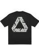 T-shirt P3 Team Palace Skateboards FW20 *NUOVA* Nera Grigia Unisex