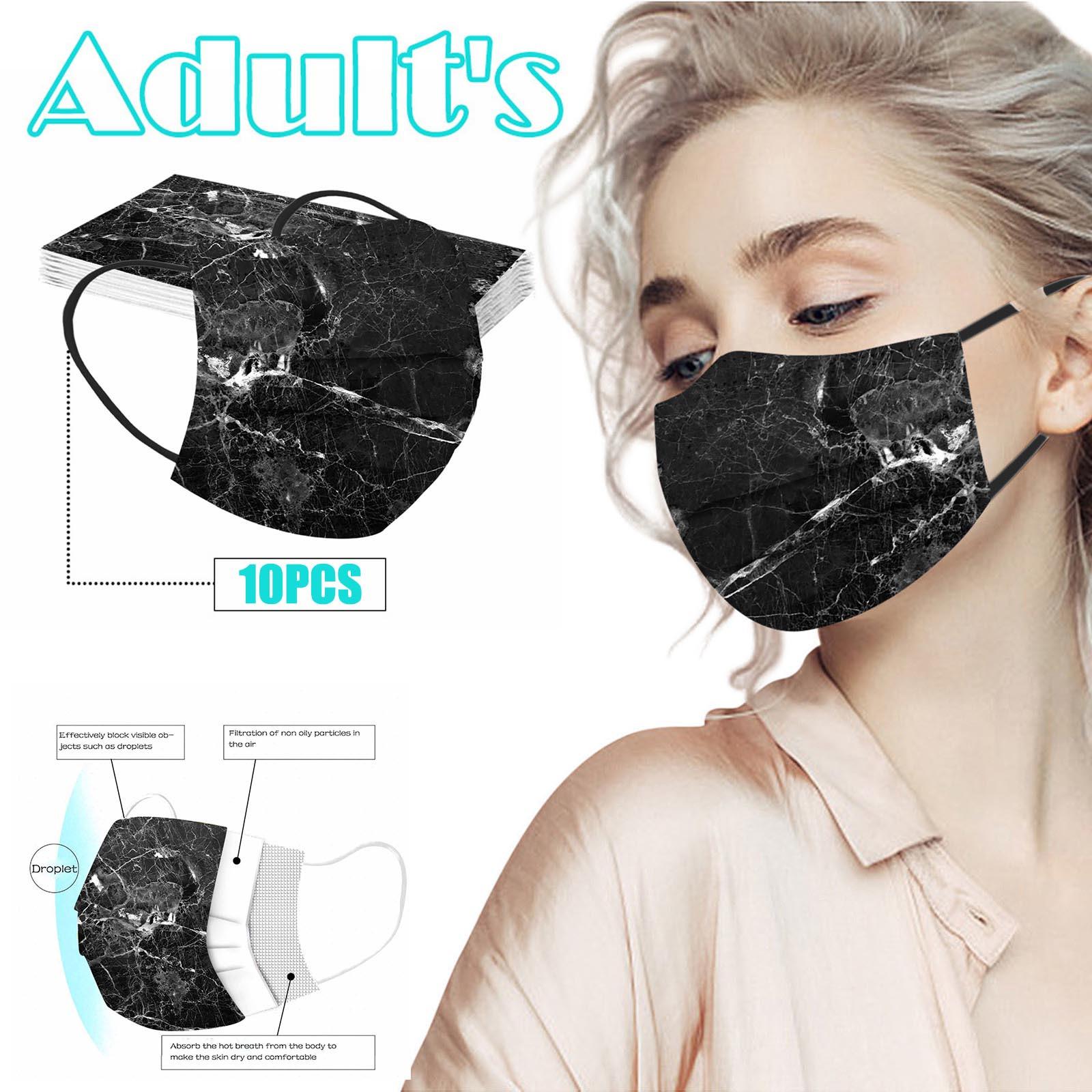 

Маска для взрослых мужчин и женщин одноразовая маска для лица промышленная 3-слойная ушная петля 10 шт. маска