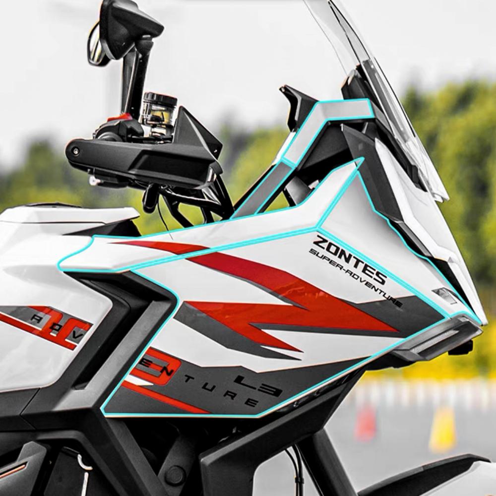 

ТПУ PPF для защиты краски мотоцикла ZONTES 703F 703F Super Adventure 2024 прозрачный