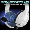 Casque Gaming - SPIRIT OF GAMER - PRO H4 ARTIC - Filaire - Stéréo 2.0 - Circum-aural