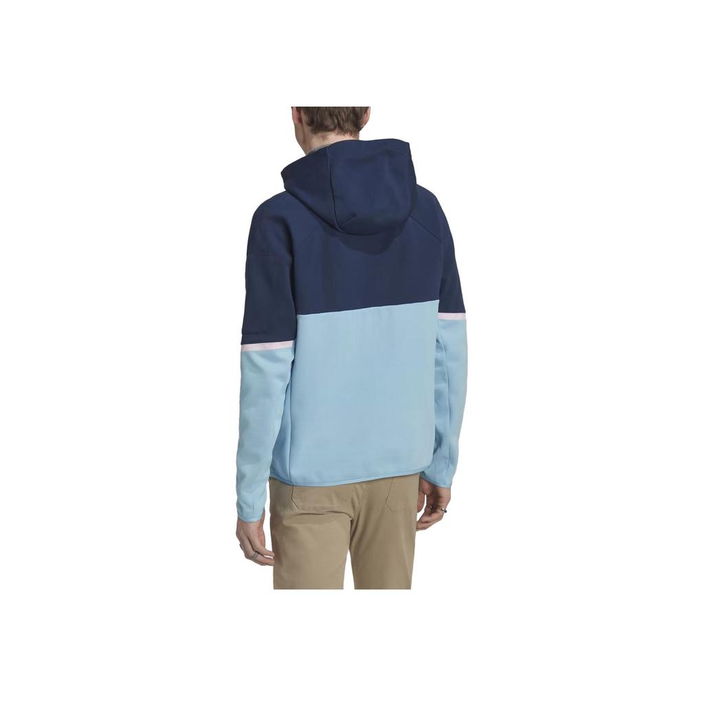 Adidas Loose Logo Print Zip-Up Hooded Long Sleeve Jacket Men Jacket Multicolor HF4030