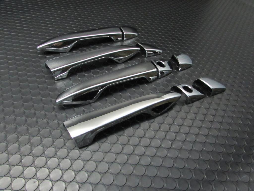 BRIGHTZ GS300h AWL10 Chrome Door Handle Cover Knob Full Cover Type GS GS300 300 AWL L10 10 16045 RX270-NOBU-FS-A1B1C1D2