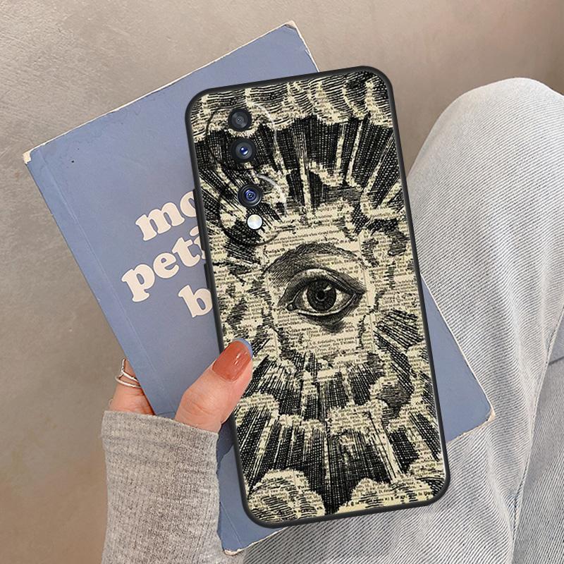 Coque Mystique Zodiac Soleil et Lune Pour Honor Magic 8 Pro 5 6 7 Lite Coque Pour Honor 200 400 90 70 50 X8a X8b X9a X9b X9c