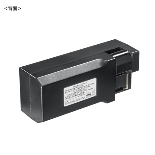 SANWA SUPPLY PD33W Power Strip (2 AC Outlets + 2 USB Type-C Outlets) with Swing Plug, Compact, Mobile, Black, TAP-MC2AC2BK