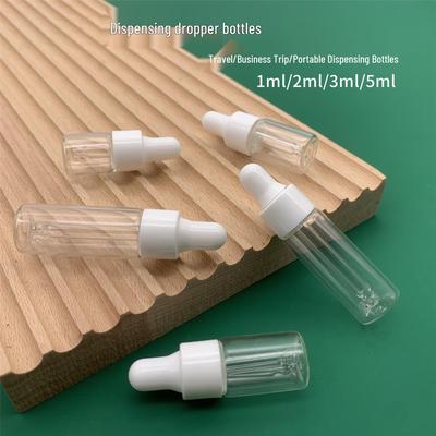 Glas-Tropfflaschen: 1ml, 2ml, 3ml, 5ml für Serum-, ätherische Öl- und Foundation-Proben.