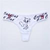 Sexy Mode Tanga Kitty Katze Cartoon Print G-Strings Mädchen Slips Frau. Baumwolle Unterwäsche Damen Höschen 6 Stück/Set