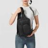 Jordan Synthetic Leather One Shoulder Crossbody Bag, Sling Bag Regular Unisex Black Jordan JD2443032AD-001