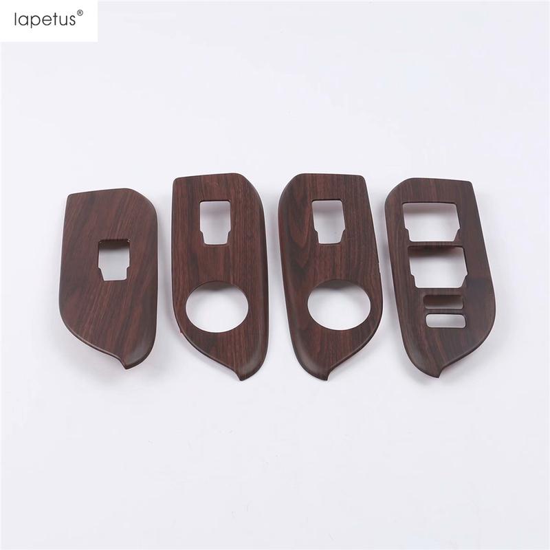 Armrest Window Glass Lift Button Panel Cover Trim For Toyota Land Cruiser Prado FJ150 150 2010 -  ABS Interior Accessories