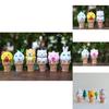 Delightful Ice Cream Animal Collectible Figurines Cute Shiba Inu Rabbit Panda Desk Decor
